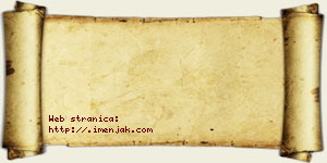 Isidora Komarica vizit kartica